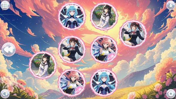 Игра Anime Dream Match: Girls, скриншот