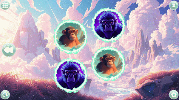Игра Anime Dream Match: Primates, скриншот