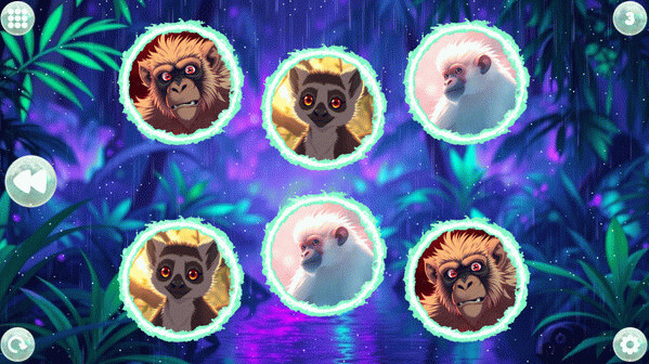 Игра Anime Dream Match: Primates, скриншот