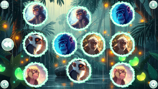 Игра Anime Dream Match: Primates, скриншот