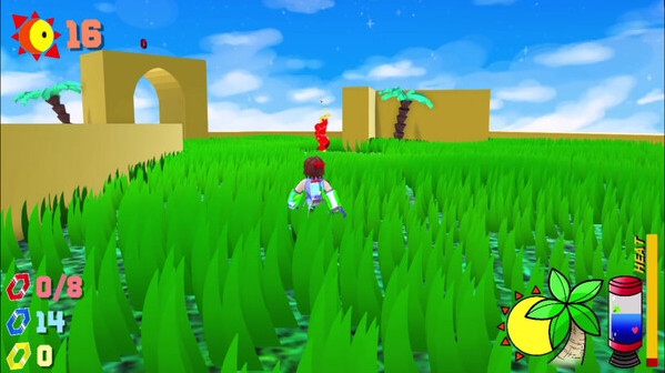 Игра Anna's Summer Splash, скриншот