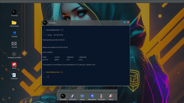 Игра Anonymous Hacker Simulator, скриншот