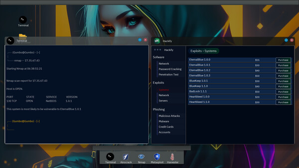 Игра Anonymous Hacker Simulator, скриншот