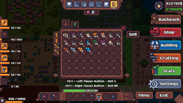 Игра Another Farm Roguelike: Rebirth, скриншот