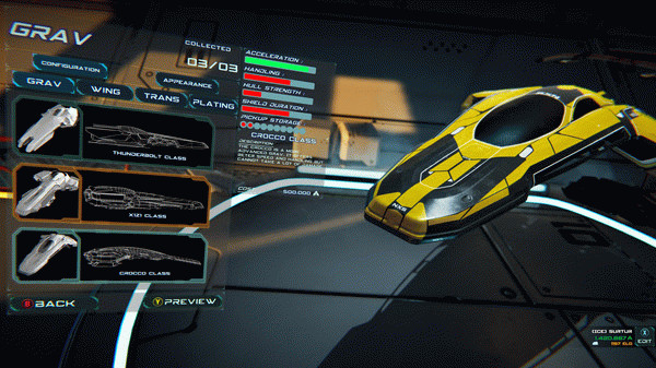 Игра Antigraviator, скриншот