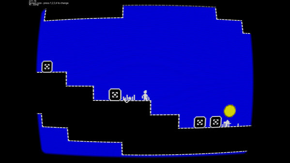 Игра AnyWay! - Scary blue moon rays DLC., скриншот