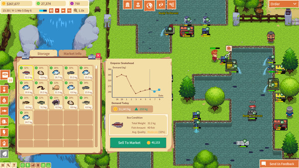 Игра Aquaculture Land: Fish Farming Simulation, скриншот