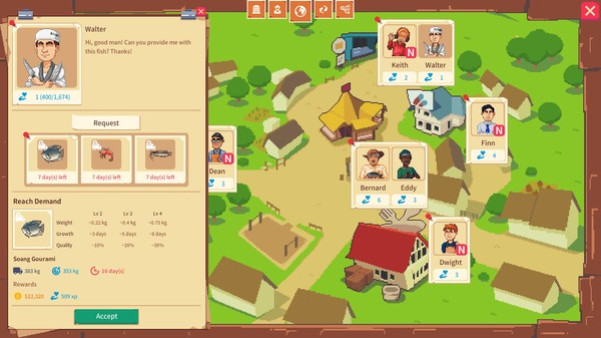 Игра Aquaculture Land: Fish Farming Simulation, скриншот