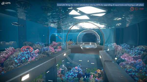 Игра Aquarist - стройте аквариумы, выращивайте рыб, развивайте свой бизнес!, скриншот