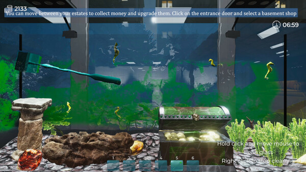Игра Aquarist - стройте аквариумы, выращивайте рыб, развивайте свой бизнес!, скриншот
