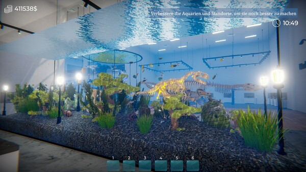 Игра Aquarist - стройте аквариумы, выращивайте рыб, развивайте свой бизнес!, скриншот