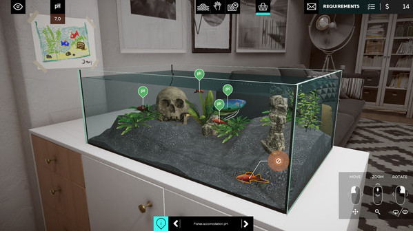 Игра Aquarium Designer, скриншот