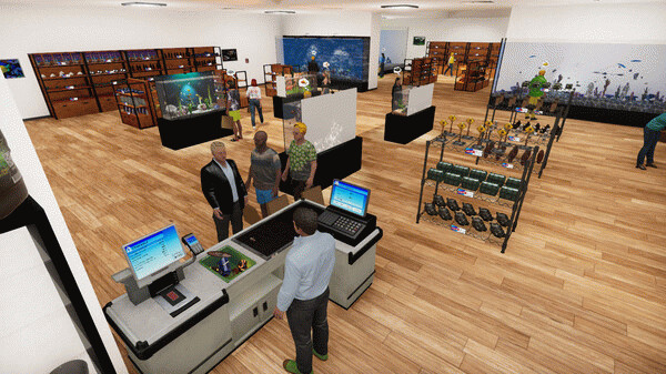 Игра Aquatic Store Simulator, скриншот