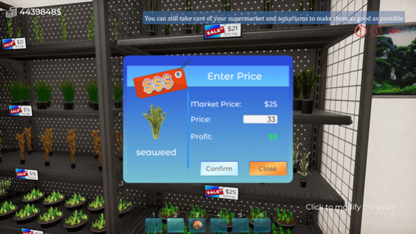 Игра Aquatic Store Simulator, скриншот