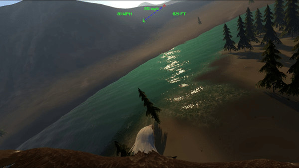 Игра Aquila Bird Flight Simulator, скриншот