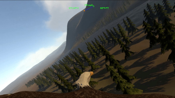 Игра Aquila Bird Flight Simulator, скриншот