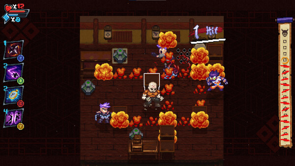 Игра Arashi Gaiden, скриншот
