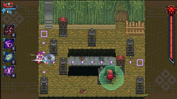 Игра Arashi Gaiden, скриншот