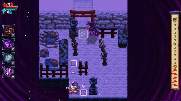 Игра Arashi Gaiden, скриншот