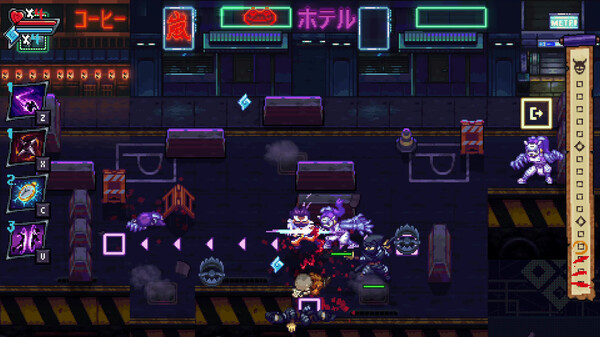 Игра Arashi Gaiden, скриншот