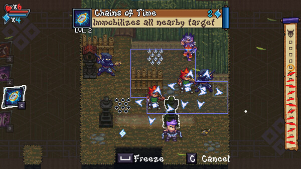 Игра Arashi Gaiden, скриншот