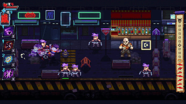Игра Arashi Gaiden, скриншот