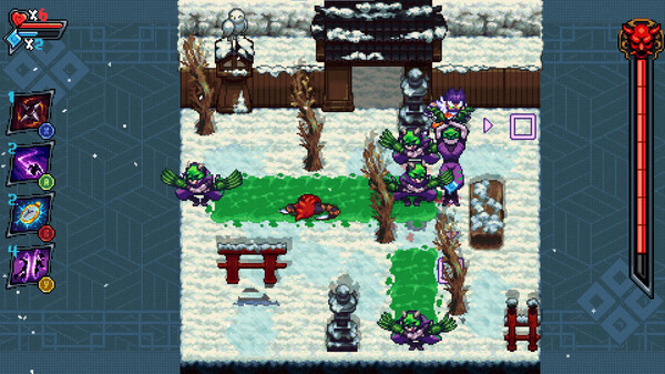 Игра Arashi Gaiden, скриншот