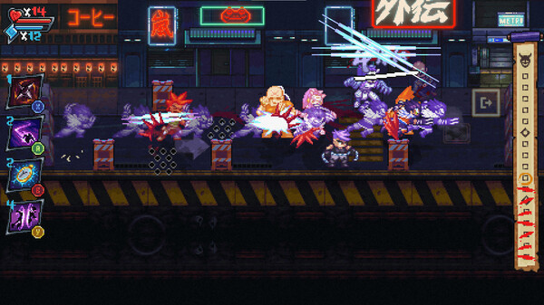 Игра Arashi Gaiden, скриншот