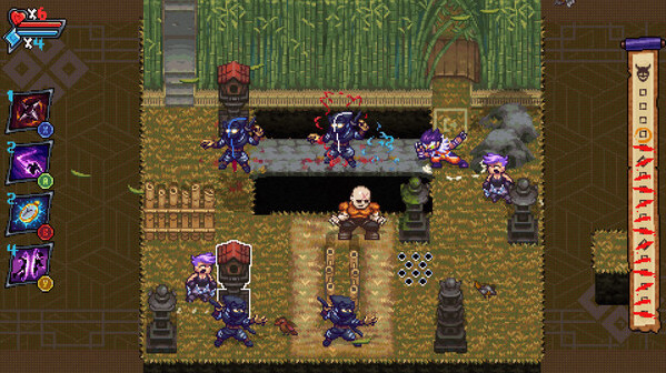 Игра Arashi Gaiden, скриншот