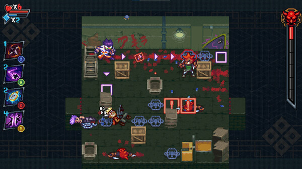 Игра Arashi Gaiden, скриншот