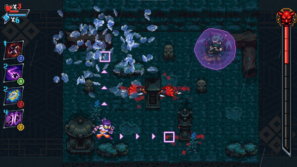 Игра Arashi Gaiden, скриншот