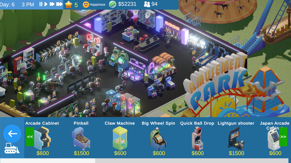 Игра Arcade Manager, скриншот