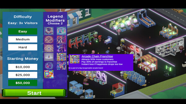 Игра Arcade Manager, скриншот