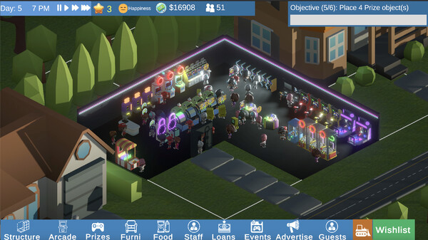 Игра Arcade Manager, скриншот