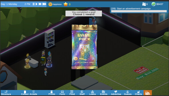 Игра Arcade Manager, скриншот