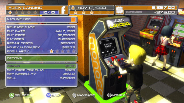 Игра Arcadecraft, скриншот