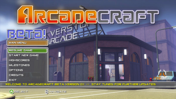 Игра Arcadecraft, скриншот