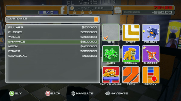 Игра Arcadecraft, скриншот