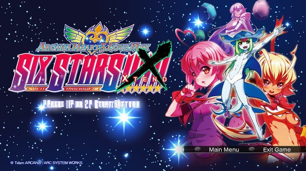 Игра Arcana Heart 3 LOVEMAX SIXSTARS!!!!!! XTEND, скриншот