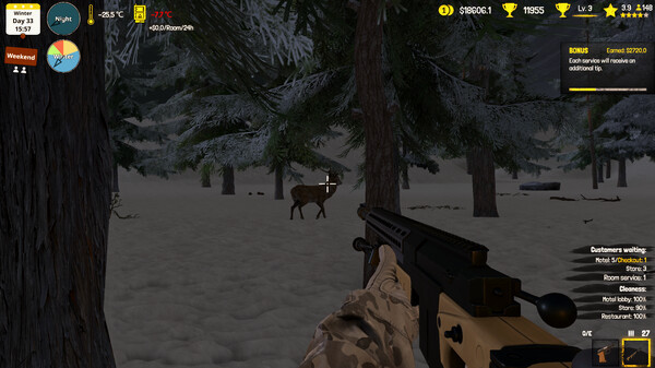 Игра Arctic Motel Simulator, скриншот
