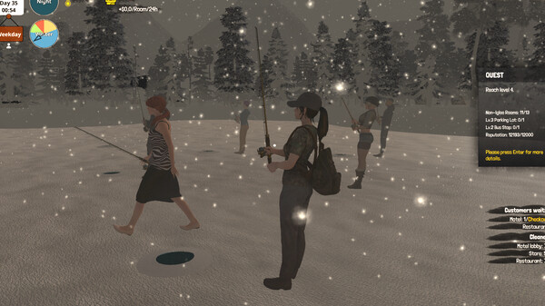 Игра Arctic Motel Simulator, скриншот
