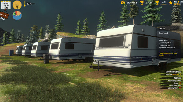 Игра Arctic Motel Simulator, скриншот