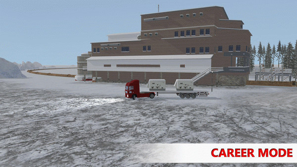 Игра Arctic Trucker Simulator, скриншот
