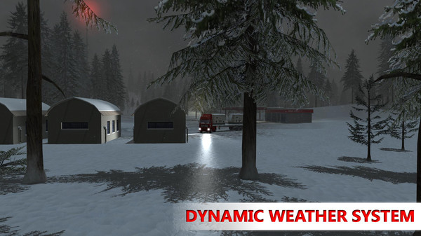 Игра Arctic Trucker Simulator, скриншот