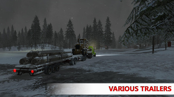 Игра Arctic Trucker Simulator, скриншот