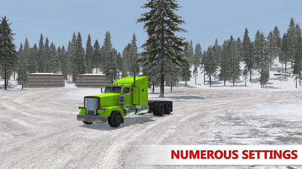 Игра Arctic Trucker Simulator, скриншот