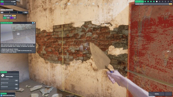 Игра Arena Renovation, скриншот