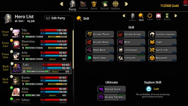 Игра ARIA CHRONICLE - Invoker, скриншот