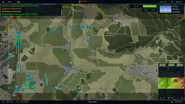 Игра Armored Brigade, скриншот