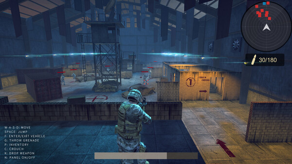 Игра Army War: Shooting Simulator, скриншот